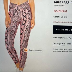 Beach Riot Cara Legging- small